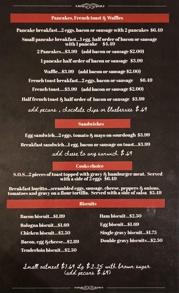 Kelly's Kitchen Menu image 1